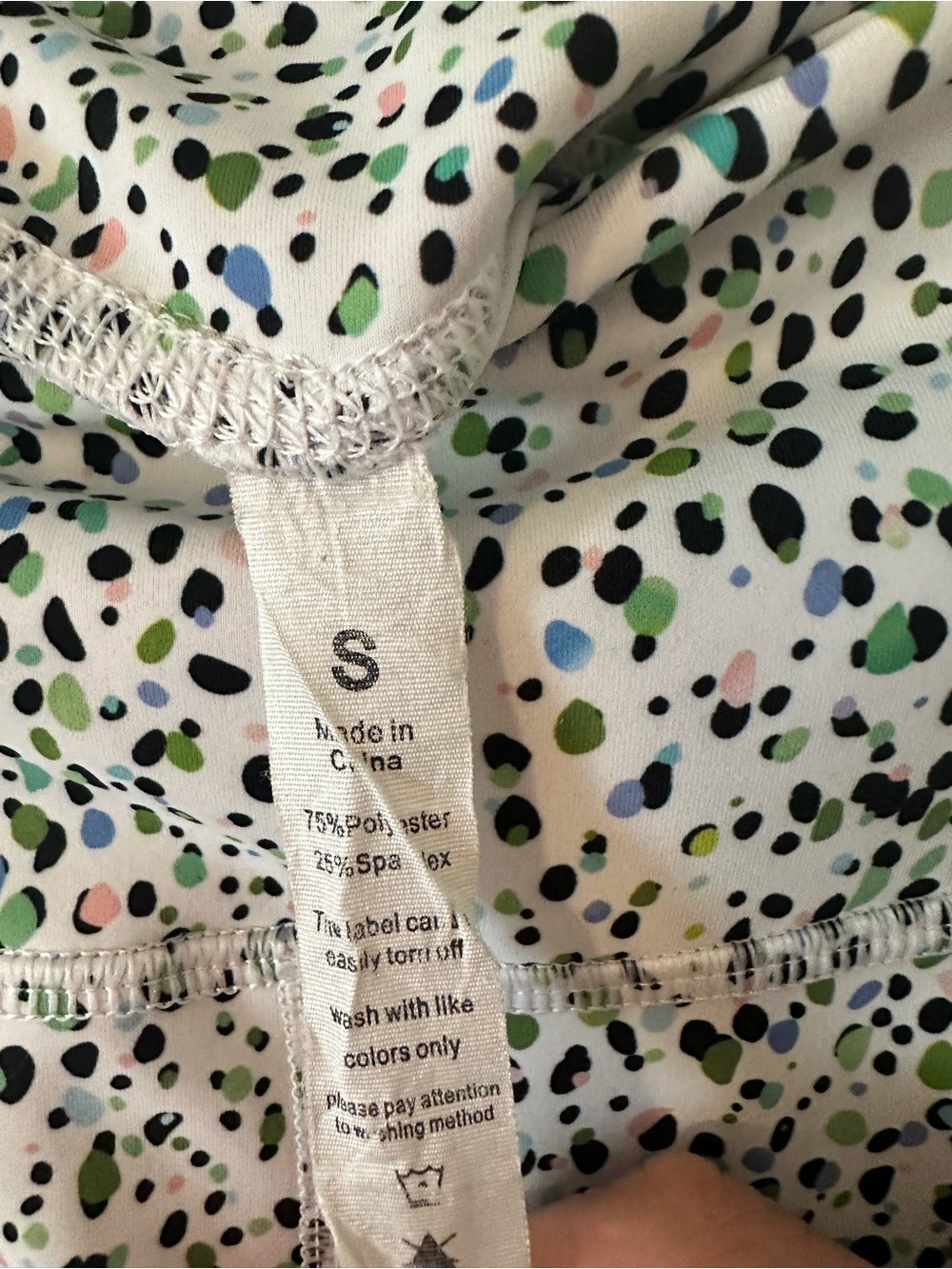 Speckled biker shorts - Picture 2 of 3